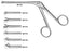 Miltex Thru-Cut Forceps Weil-Blakesley 3-15/16 Inch Finger Ring Handle Straight 3 mm Tip, Alligator, 45 Degree Up - 20-717