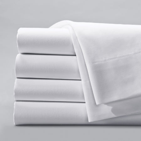 Standard Textile - Bed Sheet Fitted Sheet 60 W X 80 L X 11 D Inch Blue Reuseable - 01244000