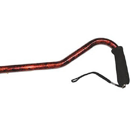 Patterson Medical Supply Offset Cane Aluminum 29 to 38-1/2 Inch Height Wood Grain - 552612