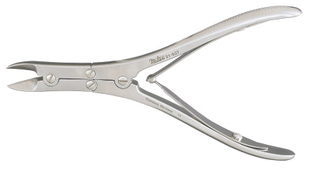 Miltex - Bone Splitting Forceps Ruskin-Kleinert-Kutz 5-3/4 Inch Length OR Grade German Stainless Steel NonSterile NonLocking Plier Handle with Spring Curved Sharp - 21-627