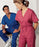 Hospitex / Encompass Group A-1 Scrub Shirt Medium White 1 Pocket Short Set-In Sleeves Unisex - 46885-105
