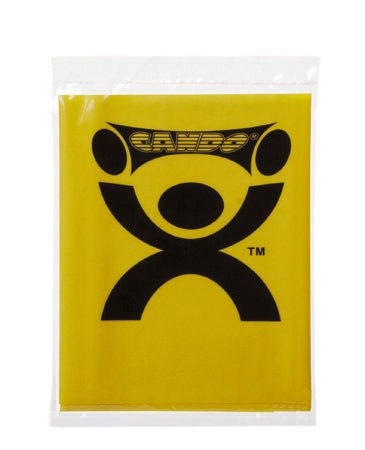 Fabrication Enterprises CanDo Exercise Resistance Band Yellow 4 Foot Length X-Light Resistance - 1352038