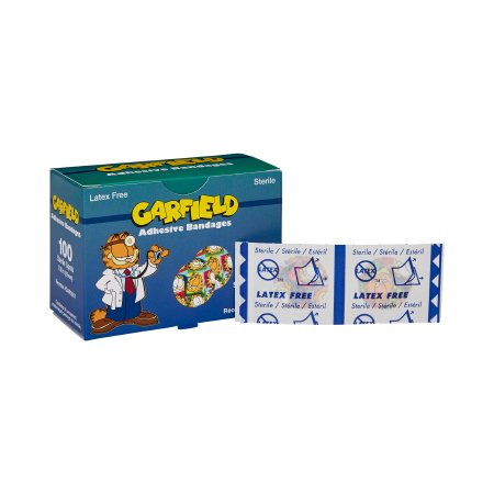 ASO - Adhesive Spot Bandage 7/8 Inch Plastic Round Kid Design (Garfield) Sterile - GAR5561-012-000
