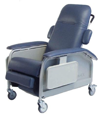 Graham-Field Lumex Clinical Care Recliner Warm Taupe Vinyl Upholstered Four Swivel Casters Four Swivel Casters - FR577RG409