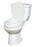 Drive Medical Drive Raised Toilet Seat drive 2 Inch Height White 400 lbs. Weight Capacity - 12062