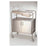 NK Medical Products Bassinet Hospital 31X17-1/2X37-3/4" Stainless Steel With 17" Closed Cabinet Each - NB-SSxCC