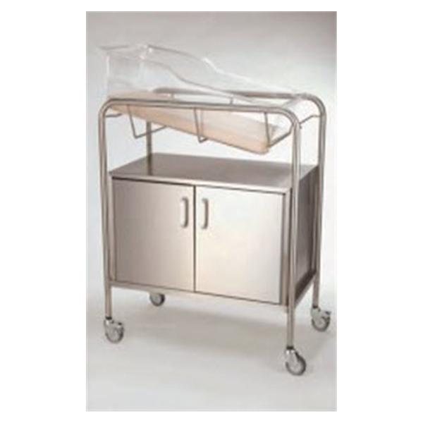 NK Medical Products Bassinet Hospital 31X17-1/2X37-3/4" Stainless Steel With 17" Closed Cabinet Each - NB-SSxCC