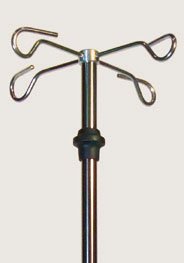 Champion Manufacturing - Chair IV Pole Recliner Mount or with Optional Rolling Base - IVPOLE 4