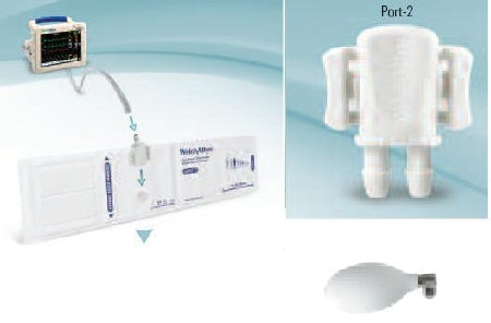 Welch Allyn FLEXIPORT Blood Pressure Cuff, 2 Tube Bladder FlexiPort Adult Long Medium 25 - 34 cm Fabric - SOFT-11L-2BV