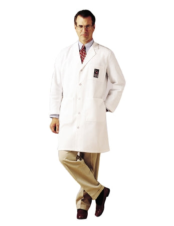 Landau Uniforms - Lab Coat White Size 42 Knee Length Reusable - 3139WWT42