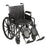 drive Silver Sport 2 - Wheelchair Dual Axle Desk Length Arm Elevating Legrest Black Upholstery 20 Inch Seat Width Adult 350 lbs. Weight Capacity - Drive Medical - SSP220DDA-ELR