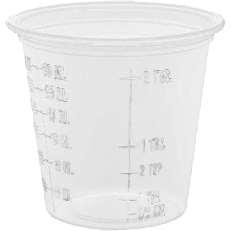 Solo Cup Solo Graduated Medicine Cup 1 oz. Clear Plastic Disposable - P101