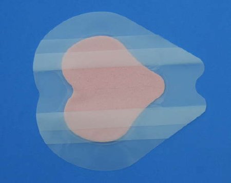 PolyMem Shapes - Silver Foam Dressing Polymem Shapes 7-1/5 X 7-4/5 Inch Sacral Sterile - 1709