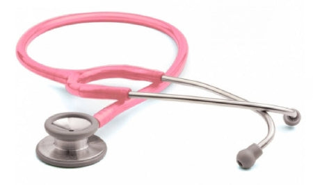 American Diagnostic Corp Adscope 603 Classic Stethoscope Metallic Pink (Breast Cancer Awareness) 1-Tube 22 Inch Tube Double Sided Chestpiece - 603PBCA
