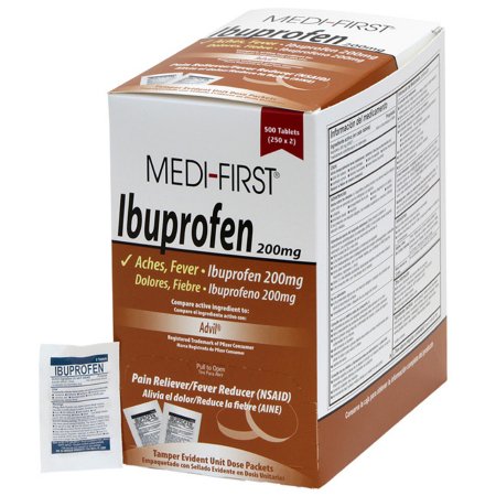 Medi-First - Pain Relief 200 mg Strength Ibuprofen Tablet 250 per Box - 80813