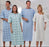 Fashion Seal Uniforms Patient Exam Gown Up to 3X-Large Adult Green Optix Print - 717-NS