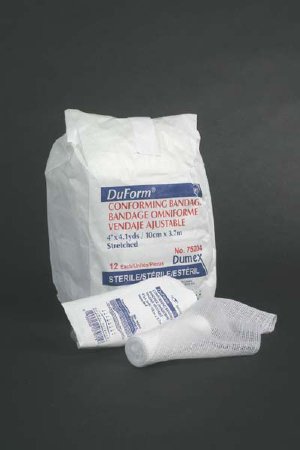 Duform - Conforming Bandage Polyester / Rayon 1-Ply 3 Inch X 4-1/10 Yard Roll Shape Sterile - 75203