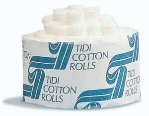 Tidi Products Tidi Cotton Dental Roll Cotton 1/2 X 1-1/2 Inch Cylindrical NonSterile - 969123