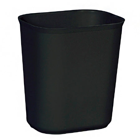 Lagasse - Fire-Resistant Trash Can 14 gal. Rectangular Black Thermoset Polyester Open Top - RCP254100BK