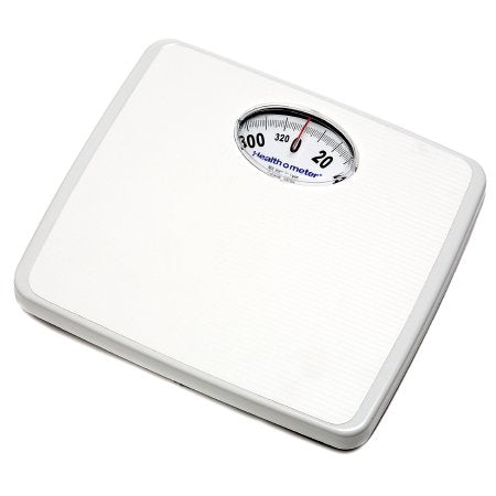 Health O Meter - Floor Scale Dial Display 330 lbs. Capacity White Analog - 175LB