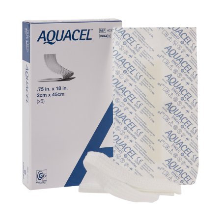 Aquacel Ribbon - Hydrofiber Dressing Hydrofiber (Sodium Carboxymethylcellulose) 3/4 X 18 Inch - 403770