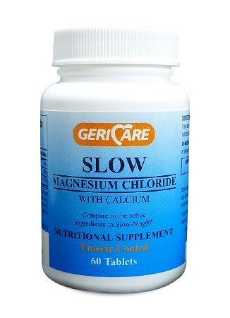 McKesson Geri-Care Mineral Supplement Magnesium 64 mg Strength Tablet 60 per Bottle - 635-06-GCP