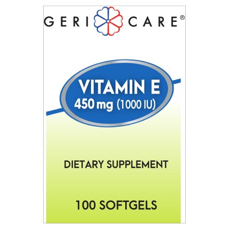 McKesson Brand - Vitamin Supplement Vitamin E 1000 IU Strength Softgel 100 per Bottle - 753-01-GCP