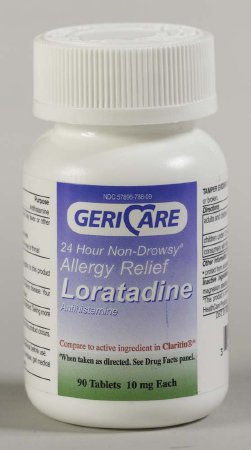 McKesson Geri-Care Allergy Relief 10 mg Strength Tablet 90 per Bottle - 788-09