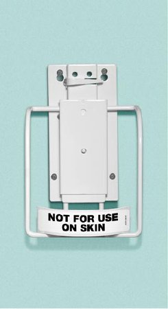 Professional Disposables PDI 3-in-1 Sani-Bracket Surface Mount Bracket For Attaching Sani-Cloth and Sani-Hands Canisters to Walls or Equipment for Convenient Access - P010900