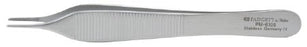 Miltex Padgett Dressing Forceps Adson 4-3/4 Inch Surgical Grade Stainless Steel NonSterile NonLocking Thumb Handle Straight Delicate Cross Serrated Tips - PM-6105