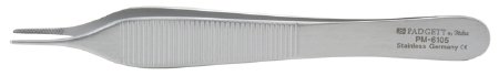 Miltex Padgett Dressing Forceps Adson 4-3/4 Inch Surgical Grade Stainless Steel NonSterile NonLocking Thumb Handle Straight Delicate Cross Serrated Tips - PM-6105