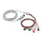 Welch Allyn ECG Cable 12 Foot, 5 Attached Snap Leads, AAMI For Propaq CS Monitor - 008-0313-00