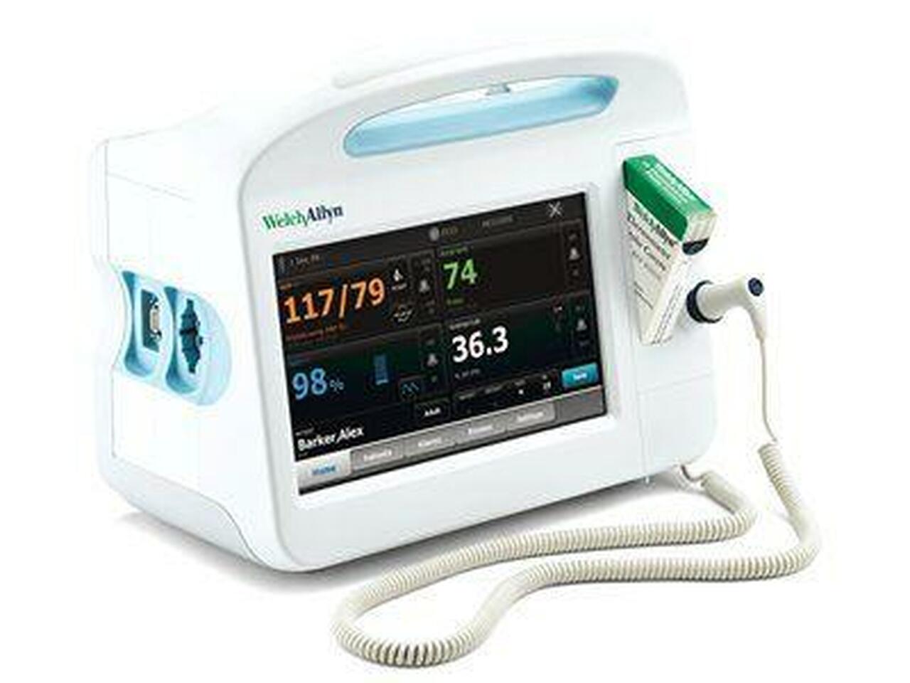 Welch-Allyn CVSM 6800 - Blood Pressure, Spo2 (Masimo), Capnography, Temperature (Suretemp Plus) - 68MCTX-B