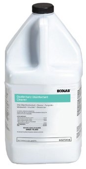 Ecolab - Surface Disinfectant Cleaner Quaternary Based Manual Pour Liquid Concentrate 1 gal. Jug Floral Scent NonSterile - 6063304