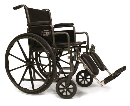 Graham-Field Traveler SE Wheelchair Desk Length Arm Removable Arm Style Mag Wheel Black 18 Inch Seat Width 250 lbs. Weight Capacity - 3E010120