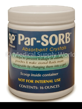 The Parthenon Company ParSORB Ostomy Absorbent Crystal 16 oz. - PW2001-16