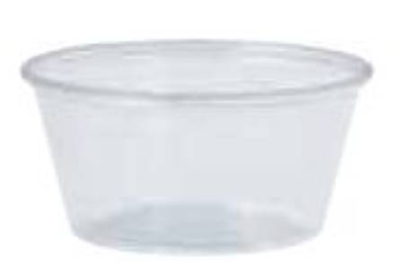 Solo Cup Solo Ultra Clear Souffle Cup 1.25 oz. Clear Plastic Disposable - T125-0090