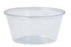 Solo Cup Solo Ultra Clear Souffle Cup 1.25 oz. Clear Plastic Disposable - T125-0090