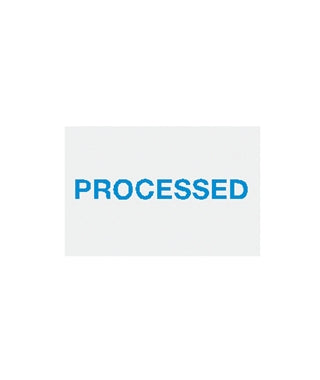 Barkley - Pre-Printed Label Advisory Label White Processed Blue Sterilization Label - PDL-010