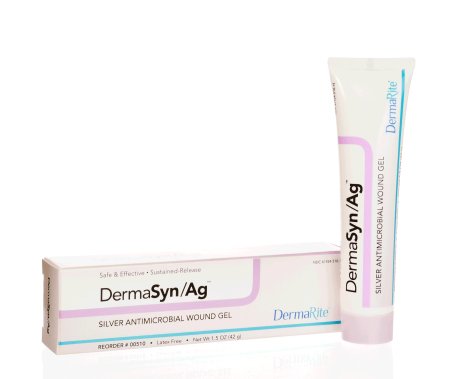 DermaRite Industries DermaSyn/Ag Antimicrobial Silver Hydrogel 1.5 oz. - 510