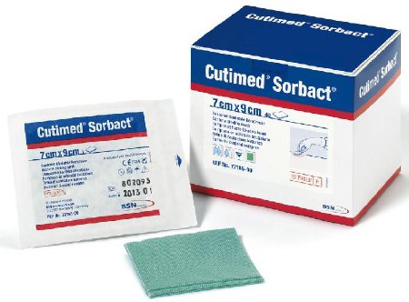 BSN Medical Cutimed Sorbact Antimicrobial Wound Dressing 4 X 4 Inch Pad Sterile - 7216200