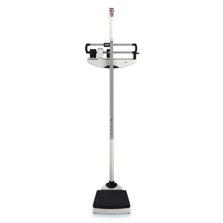 seca 700 - Column Scale with Height Rod Balance Beam Display 220 kg Capacity White Analog - 7001021993