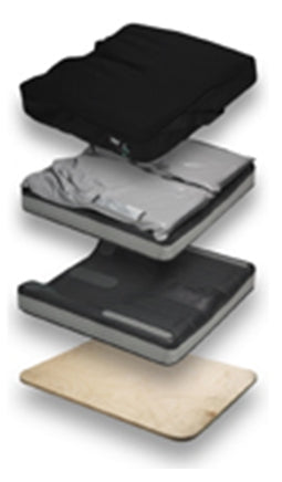 JAY J2 Deep Contour - Seat Back Cushion 19 W X 20 D Inch Foam / Aluminum - B2319F