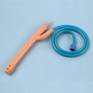 Miller Air Contrast Tips - Enema Tip 5/16 Inch, Silicone Colon Examination - 901201