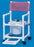 Standard - Commode / Shower Chair Fixed Arm PVC Frame Mesh Back 18 Inch Seat Width - VL SC17 P FRSB WINEBERRY
