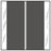 COL'R'TAB - Blank Label Chart Tab Gray Paper 1-1/2 X 1-1/2 Inch - 11604