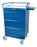 Value Line - Punch Card Medication Cart Steel 46-1/2 X 29-1/2 X 22-1/2 Inch Hammer Beige (Sand) One - 3 Inch, Two - 9-3/4 Inch with Dividers, One - 9-3/4 Inch with Divider and Locking Narcotics Box: 23 W X 17 D Inch - VLT360PC