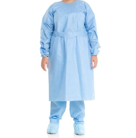 O&M Halyard Inc Protective Procedure Gown X-Large Unisex Blue - 69987