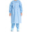 O&M Halyard Inc Protective Procedure Gown X-Large Unisex Blue - 69987