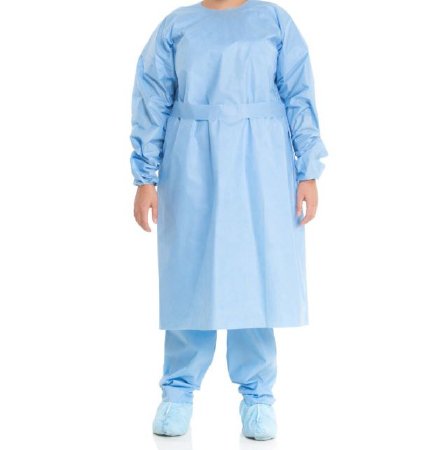 Halyard Tri-Layer - Protective Procedure Gown X-Large Blue NonSterile AAMI Level 3 Disposable - 54311